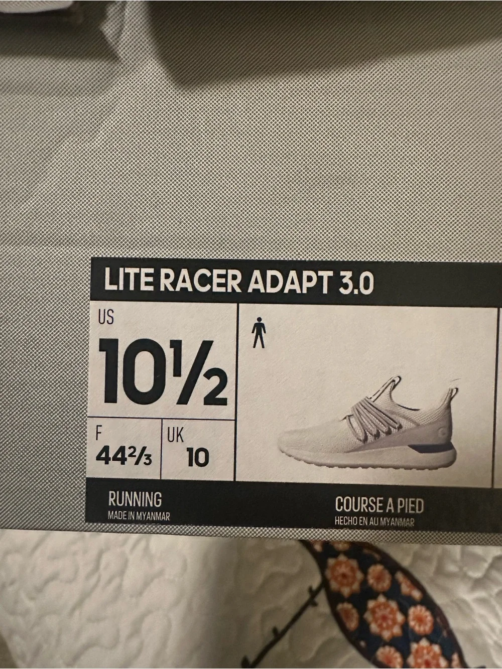 adidas White and Navy Athletic Sneakers